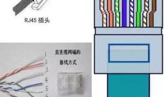 网线的水晶头怎么接